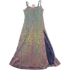 EastnWest Blair Sequin Midi Dress